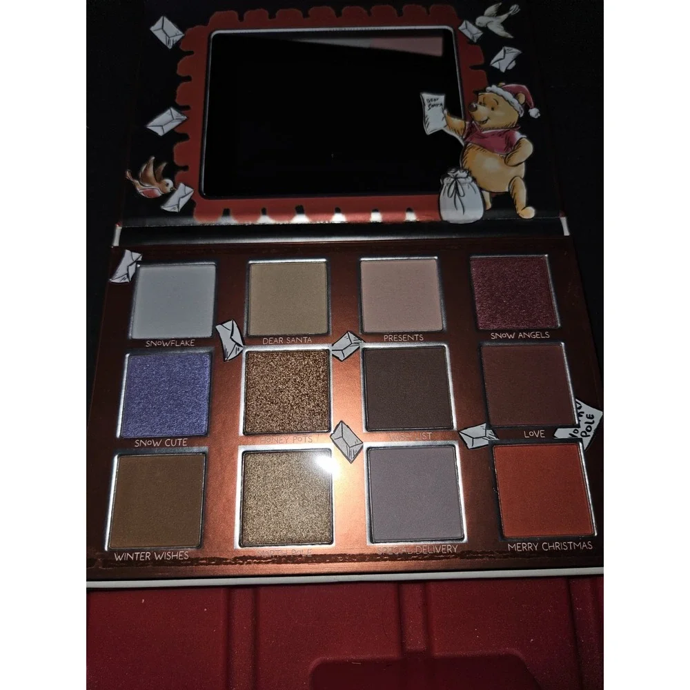 Taste Beauty Disney's Winnie The Pooh Eyeshadow Palette‎ Holiday Set New! 12...